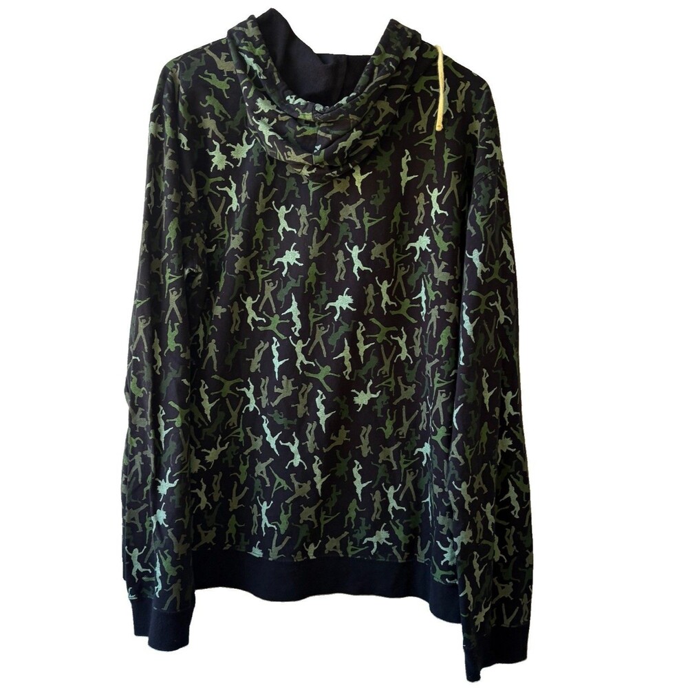 So You Think You Can Dance Men's L Black Green Pullover Fleece Hoodie Graphic